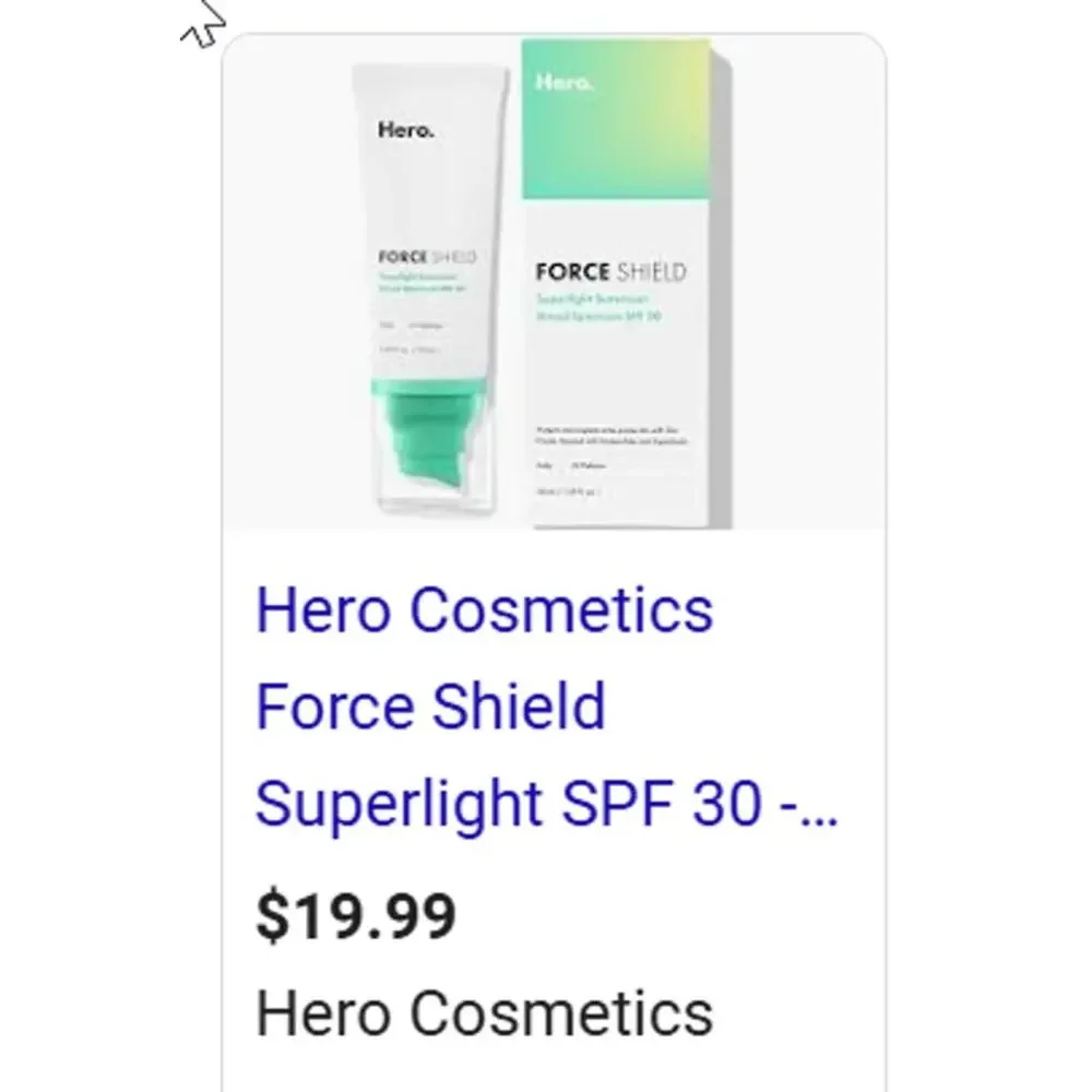 Hero Force Shield Superlight Sunscreen SPF 30 The SPF for acne-prone skin - 50mL